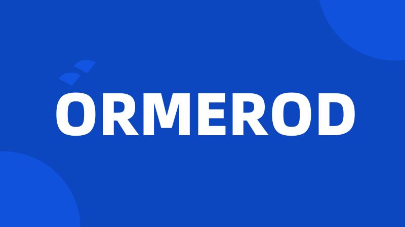 ORMEROD