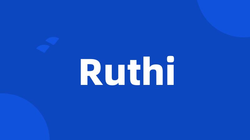 Ruthi