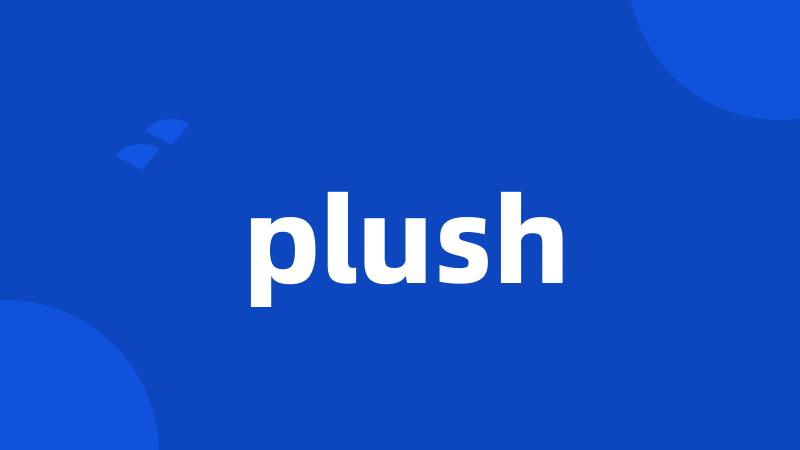 plush