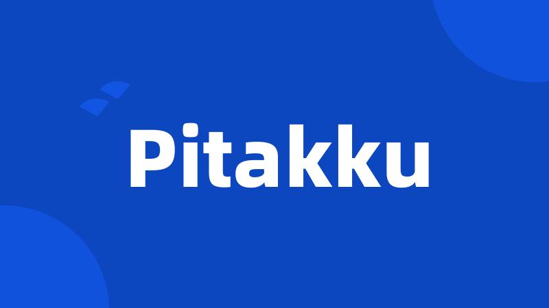 Pitakku