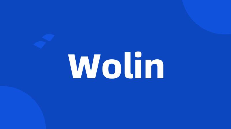 Wolin