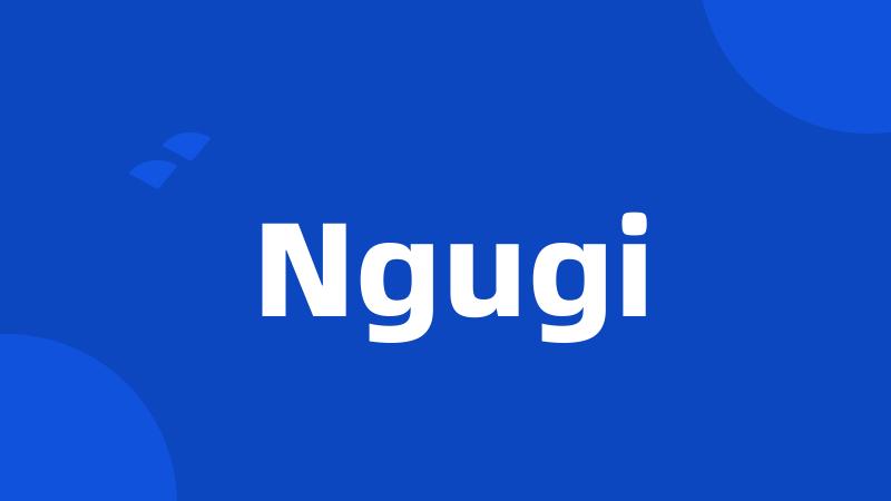 Ngugi