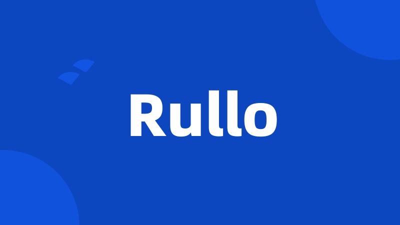 Rullo