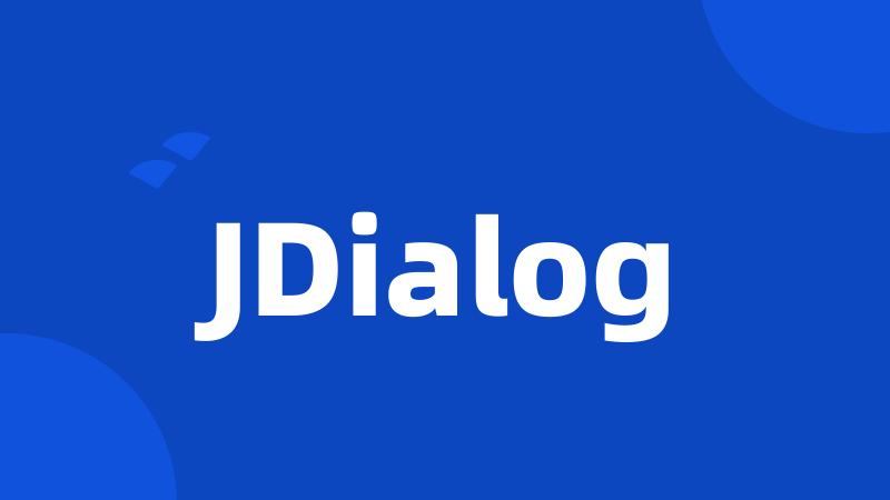 JDialog