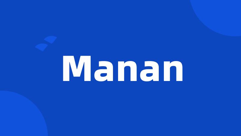 Manan