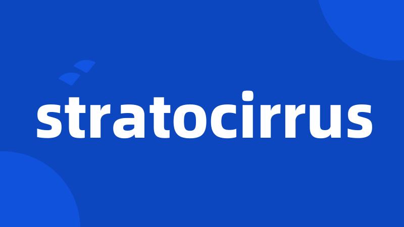 stratocirrus