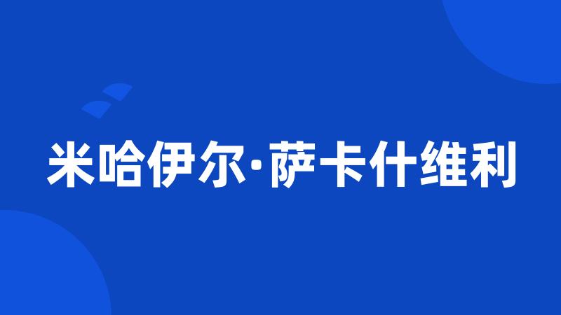 米哈伊尔·萨卡什维利