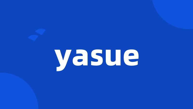 yasue