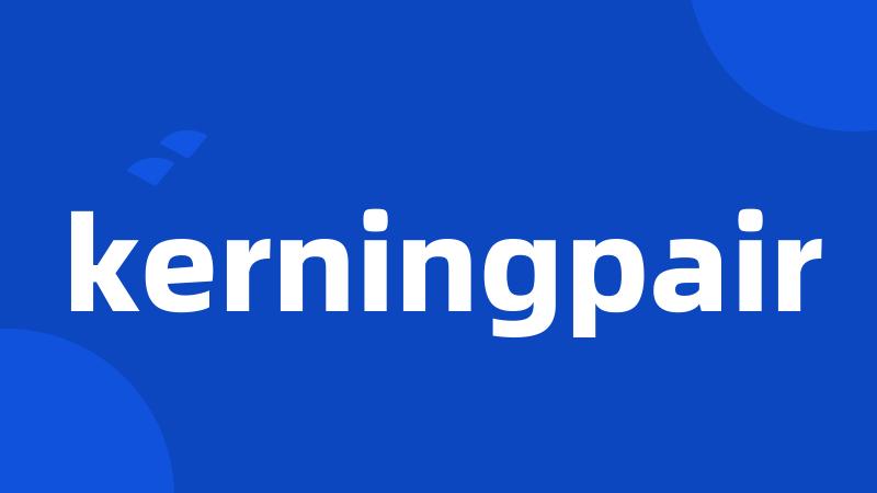 kerningpair