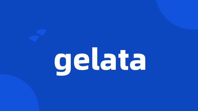 gelata