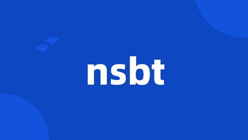 nsbt