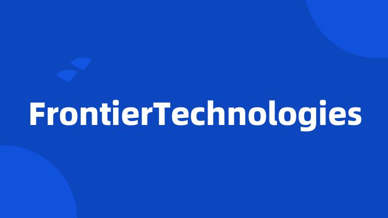 FrontierTechnologies