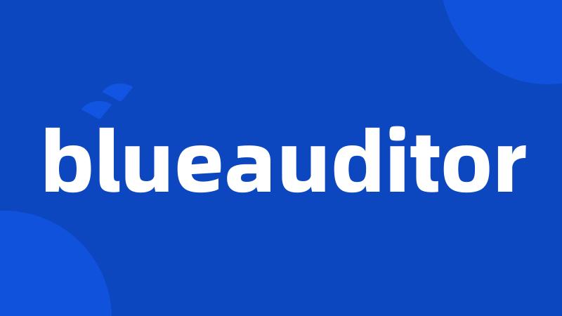 blueauditor