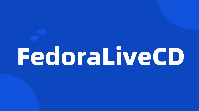 FedoraLiveCD