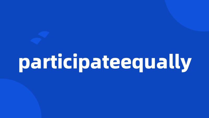 participateequally