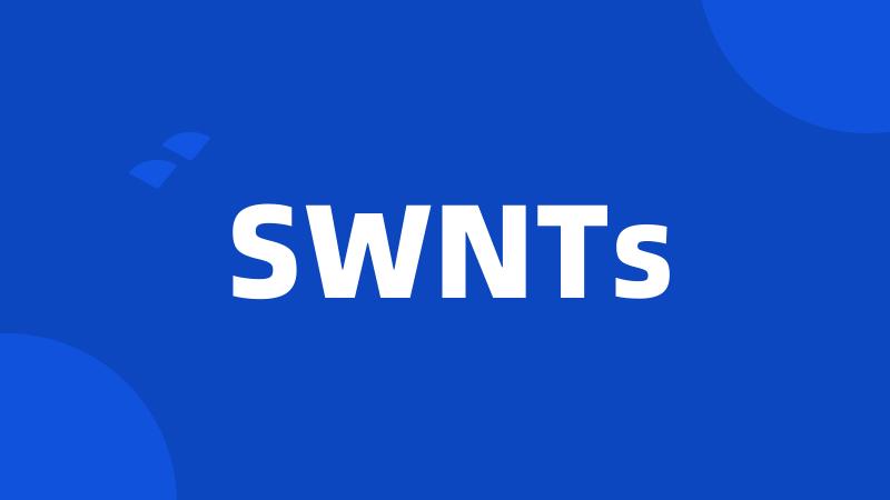 SWNTs