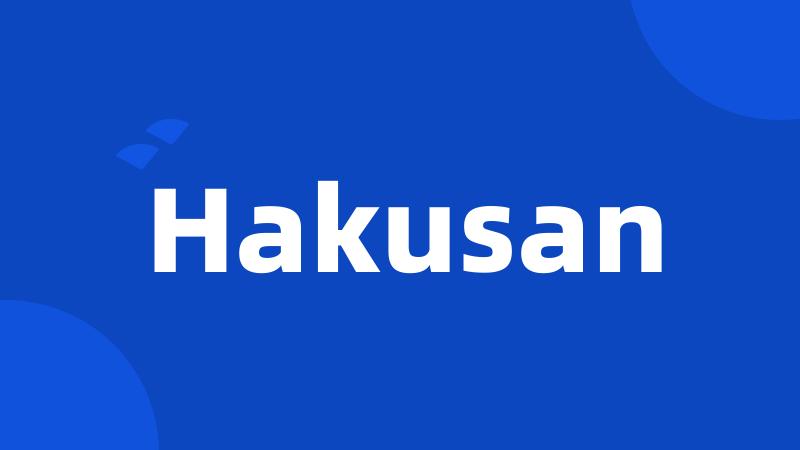 Hakusan