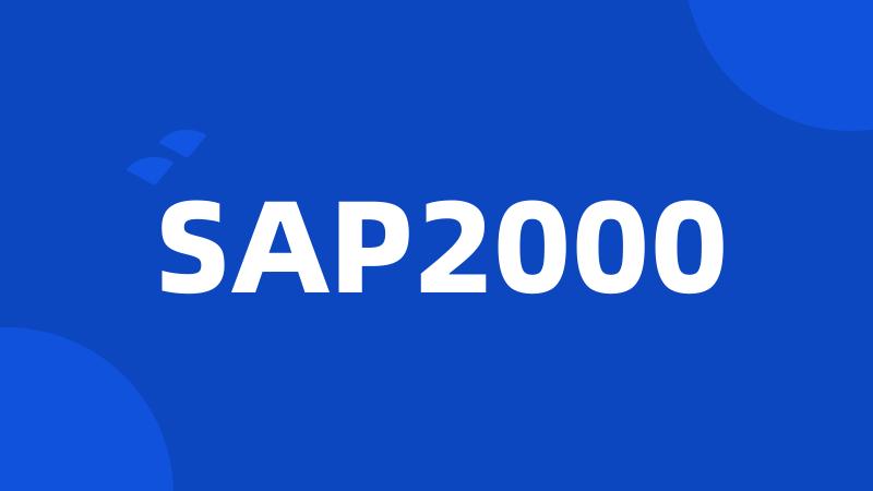 SAP2000