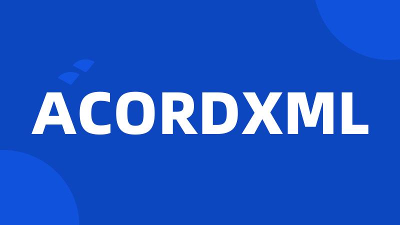 ACORDXML