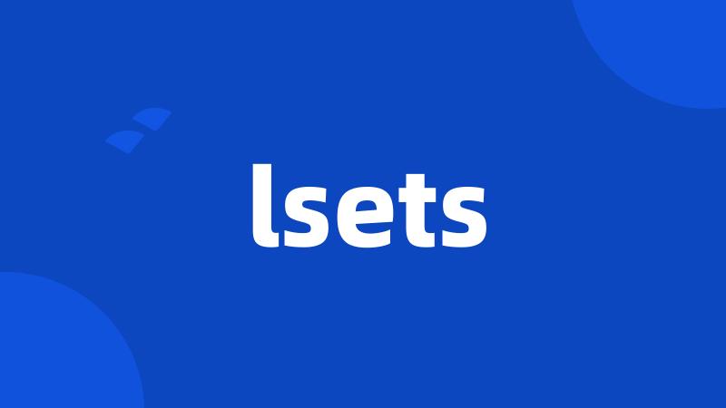 lsets