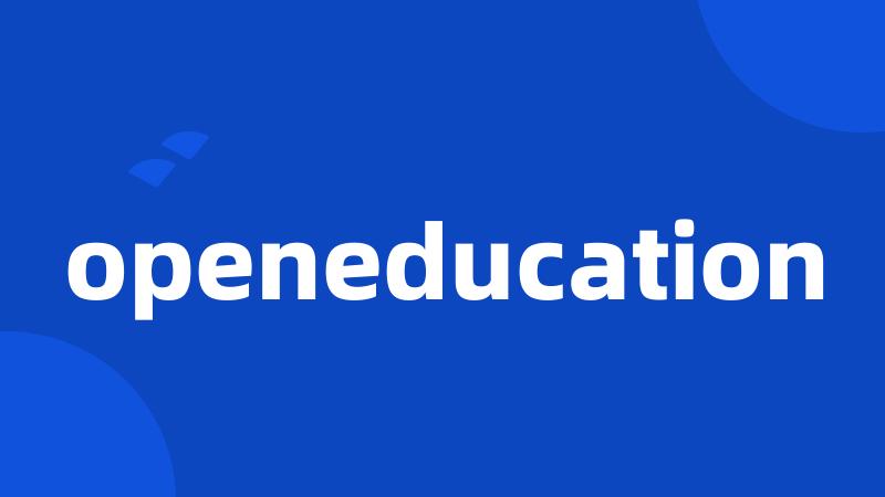 openeducation