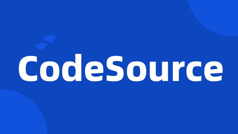 CodeSource