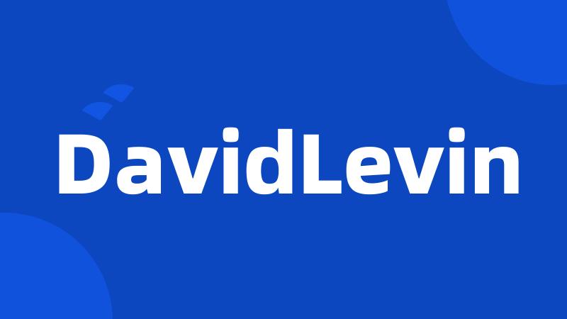 DavidLevin