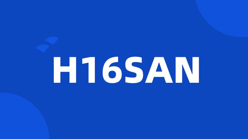 H16SAN