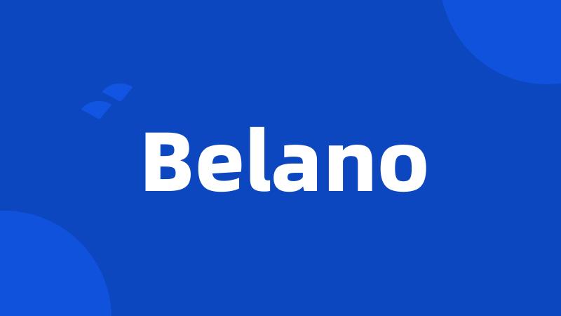 Belano