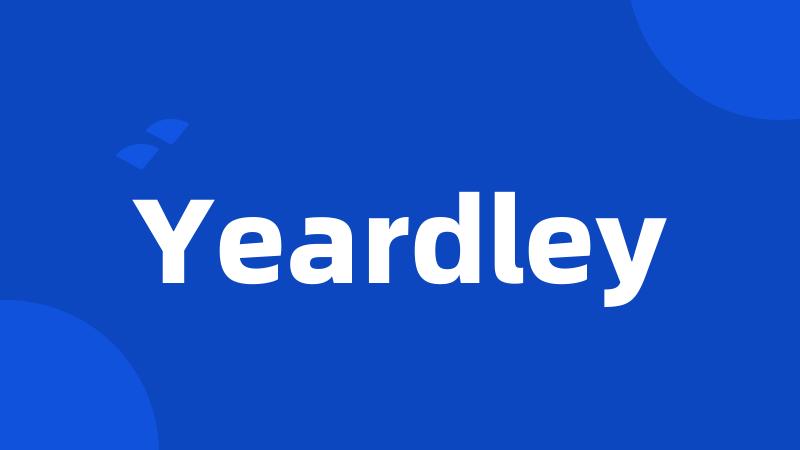 Yeardley