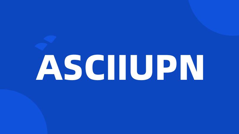 ASCIIUPN