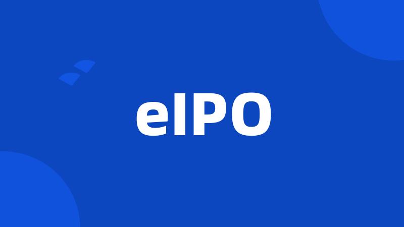 eIPO