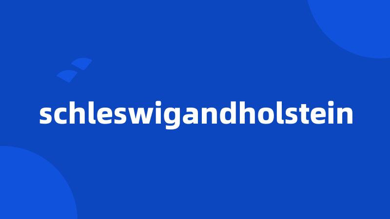 schleswigandholstein