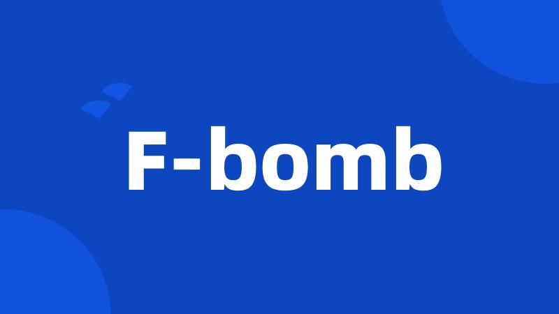 F-bomb