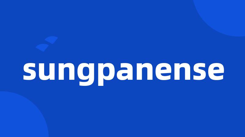 sungpanense