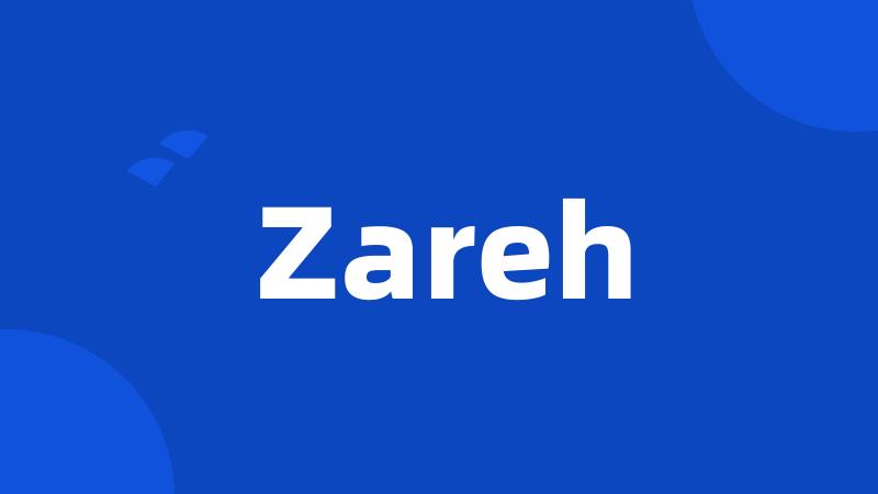 Zareh