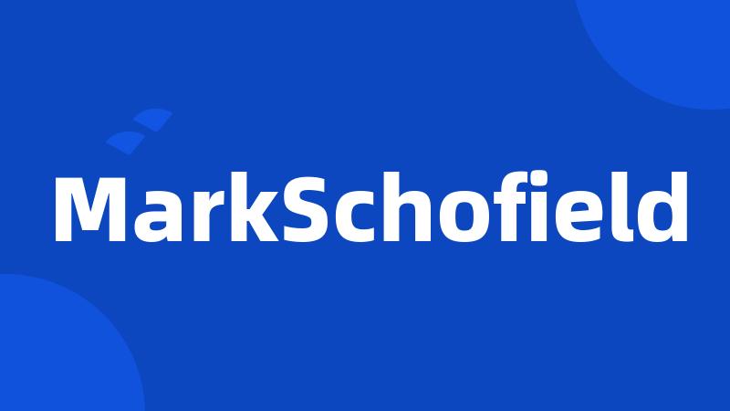 MarkSchofield