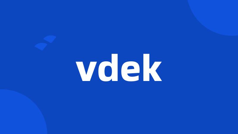 vdek