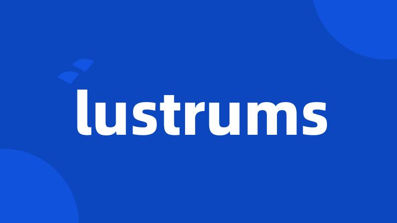 lustrums