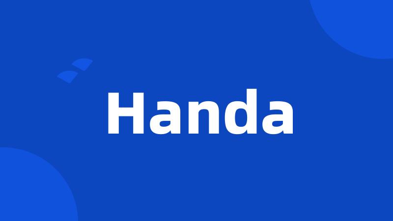 Handa