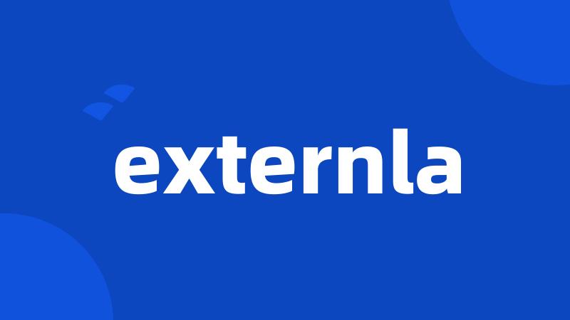 externla