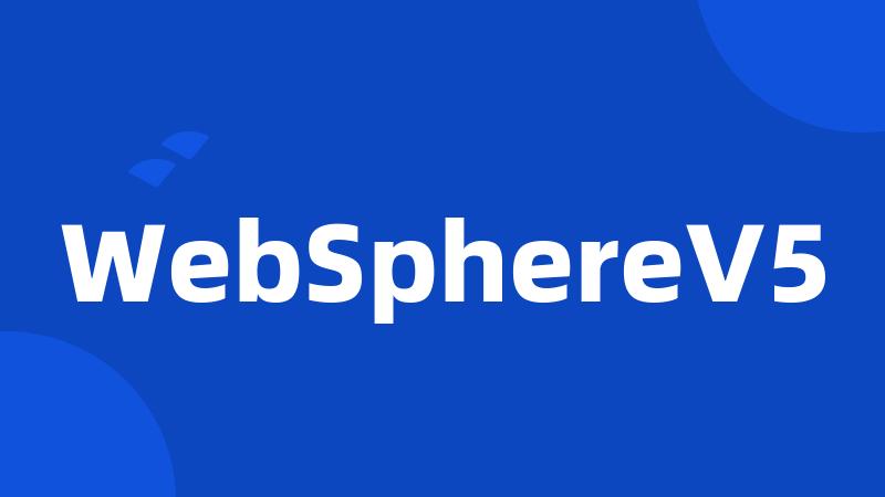 WebSphereV5