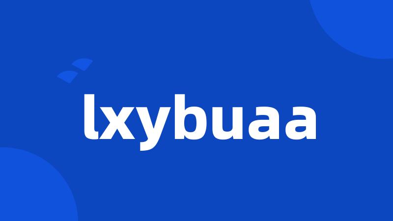 lxybuaa