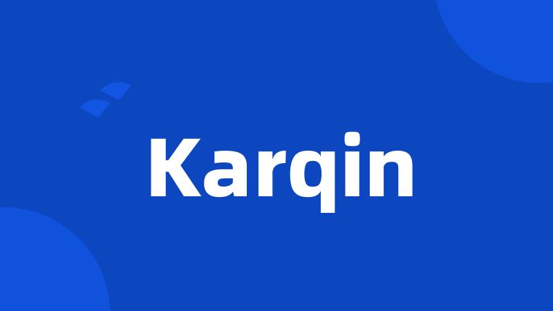 Karqin