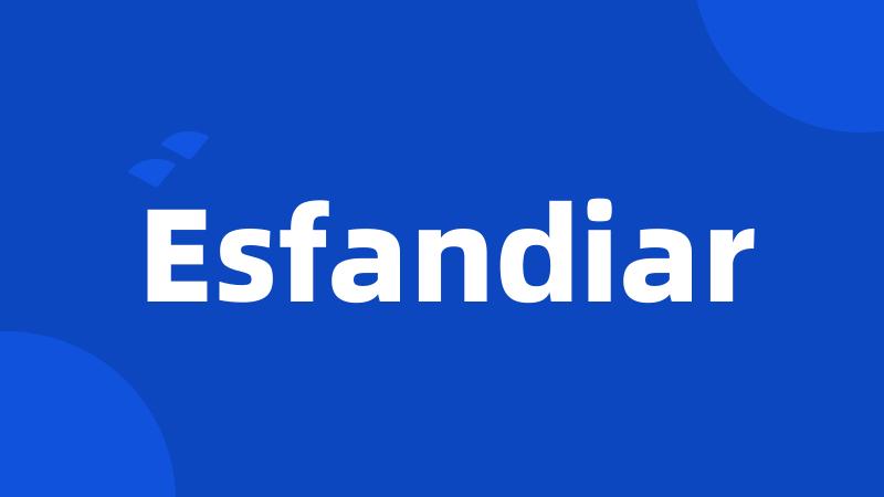 Esfandiar