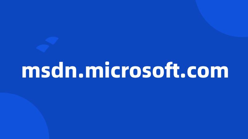 msdn.microsoft.com