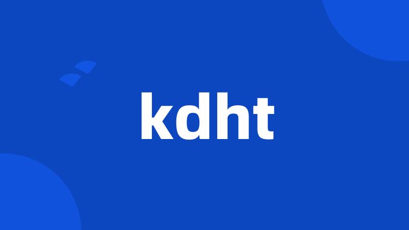 kdht