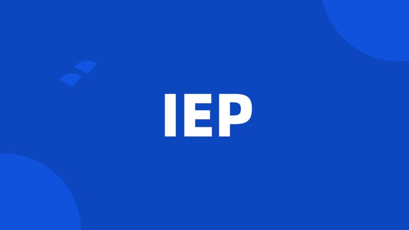 IEP