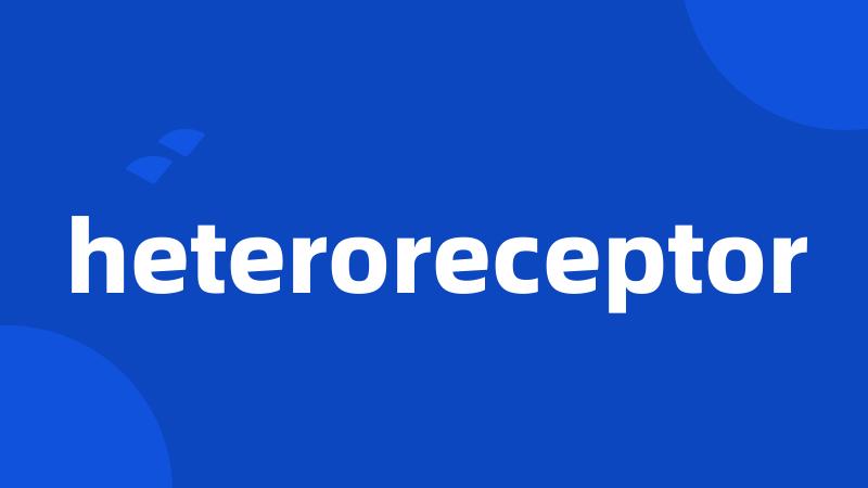 heteroreceptor