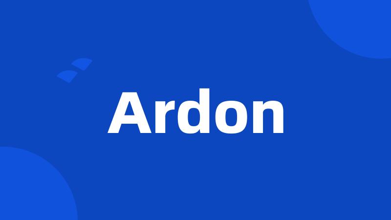 Ardon